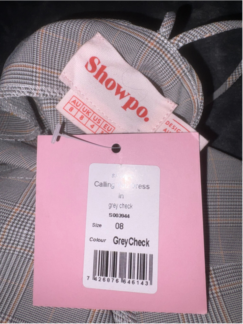 Showpo Mini Wrap / Tie Back Gingham Dress - Picture 5 of 5